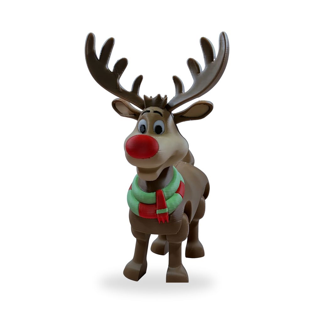 Christmas Moose print